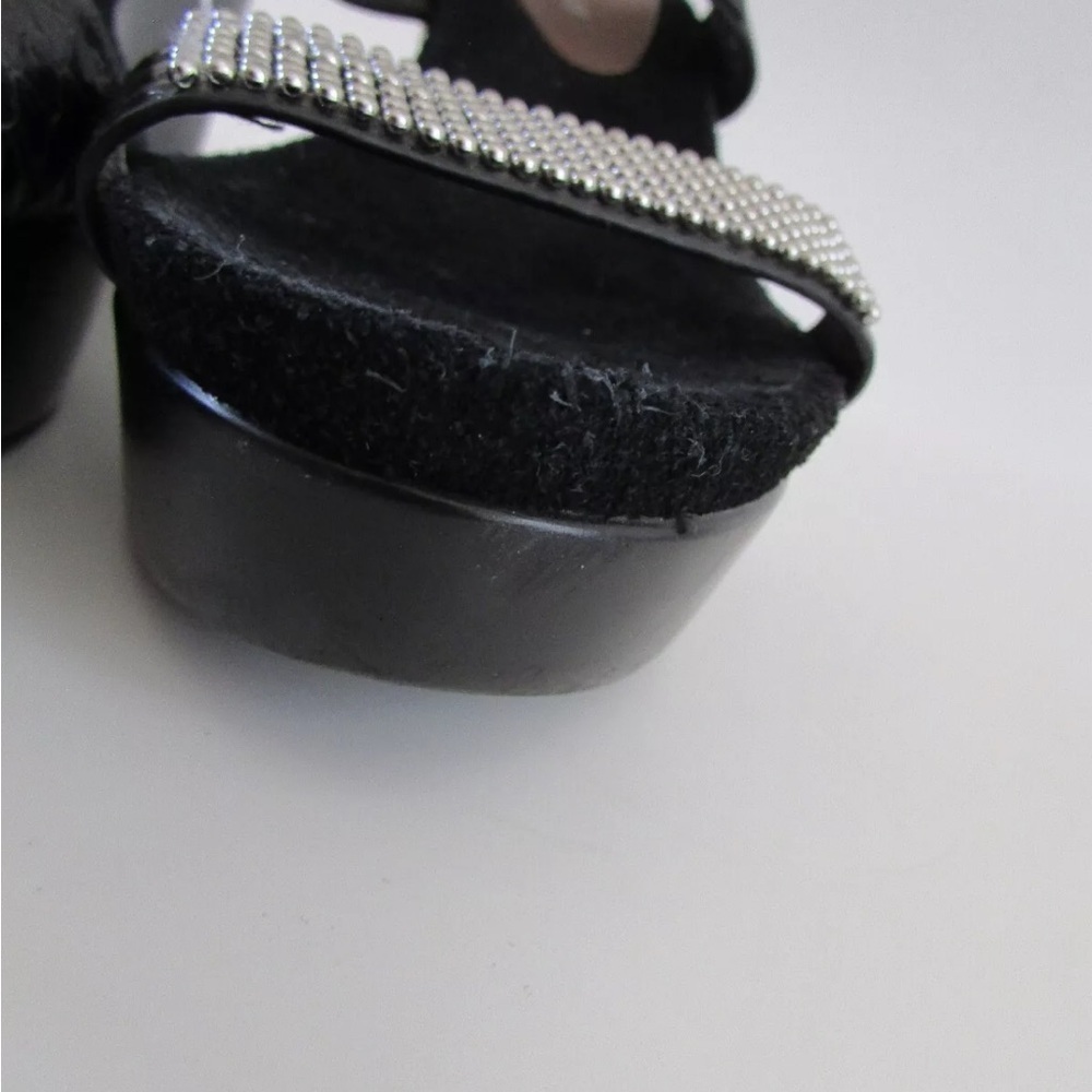 Donald J Pliner Jerri Black Wedges/ Sandals Size 11M - Picture 5 of 8